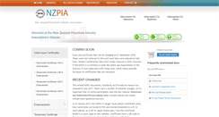 Desktop Screenshot of nzpia.co.nz